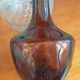 Brown tinted glass decanter