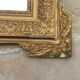 Old mirror in gilded wood and stucco 120 x 85 cm