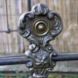 Iron and brass bed