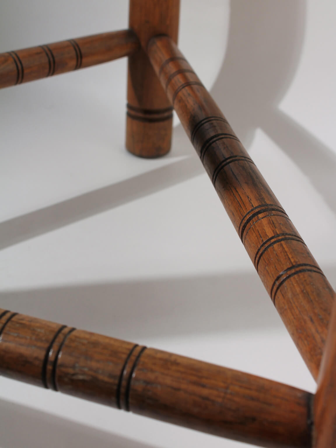 Swedish Carved Oak Monk Chair, 1930s