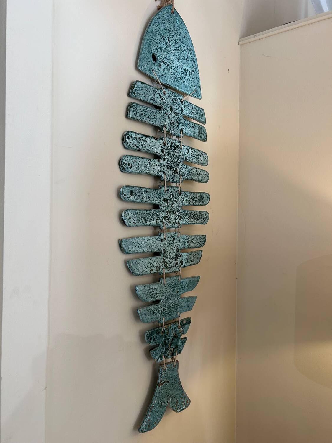 Hanging ceramic fish