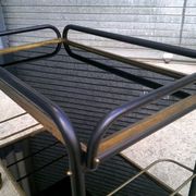Vintage wheeled bar