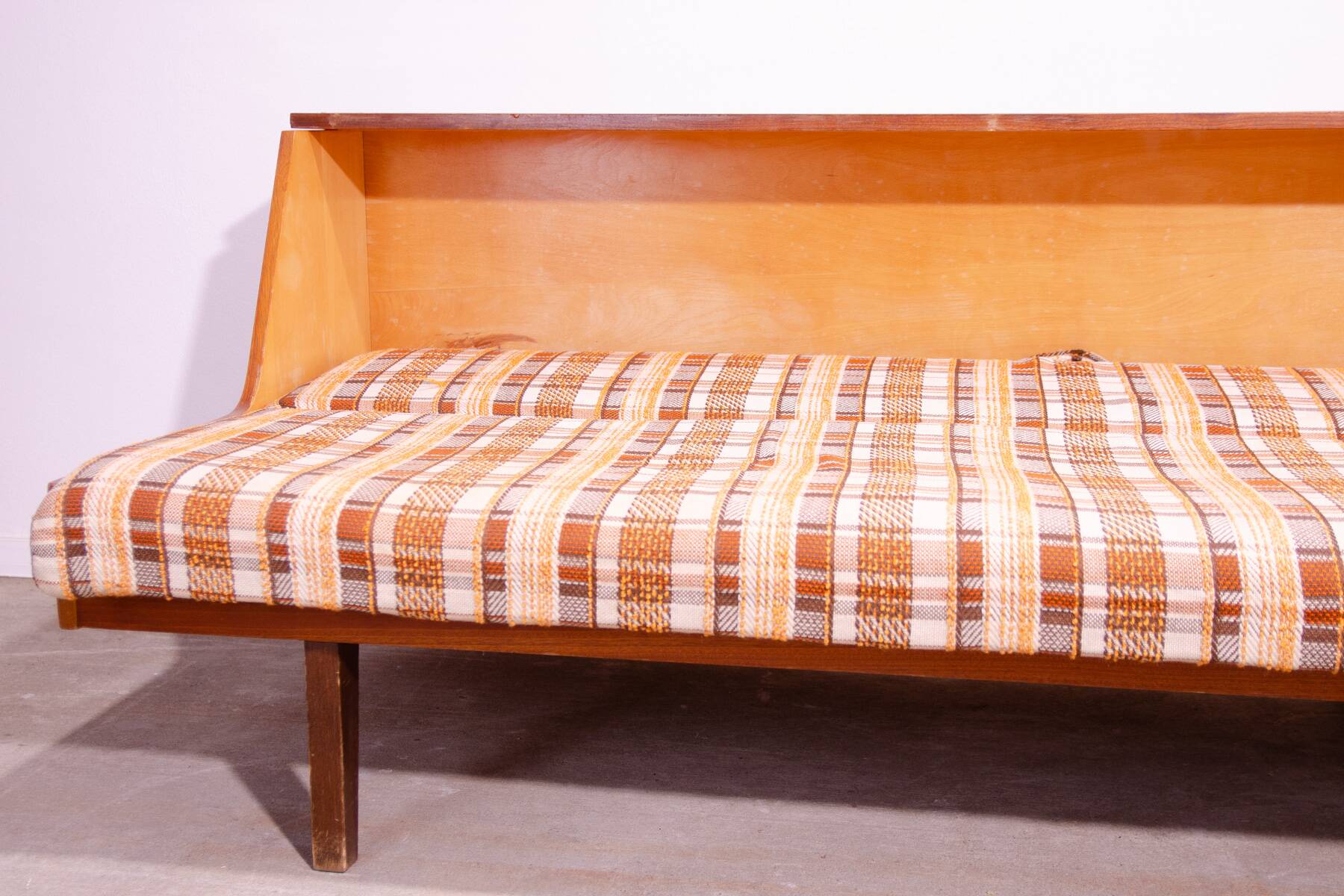 Canapé-lit pliant de style scandinave, années 1970, Tchécoslovaquie
