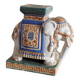 Porte plantes éléphant céramique émaillée
