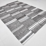 Tapis kilim vintage turc rayé, 206x304 cm
