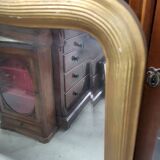 19th century gendarme's hat gilded mirror