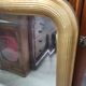 19th century gendarme's hat gilded mirror