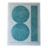 Original lithograph on the sky