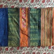 Traditional Indian patchwork bed throw/sofa 140*190