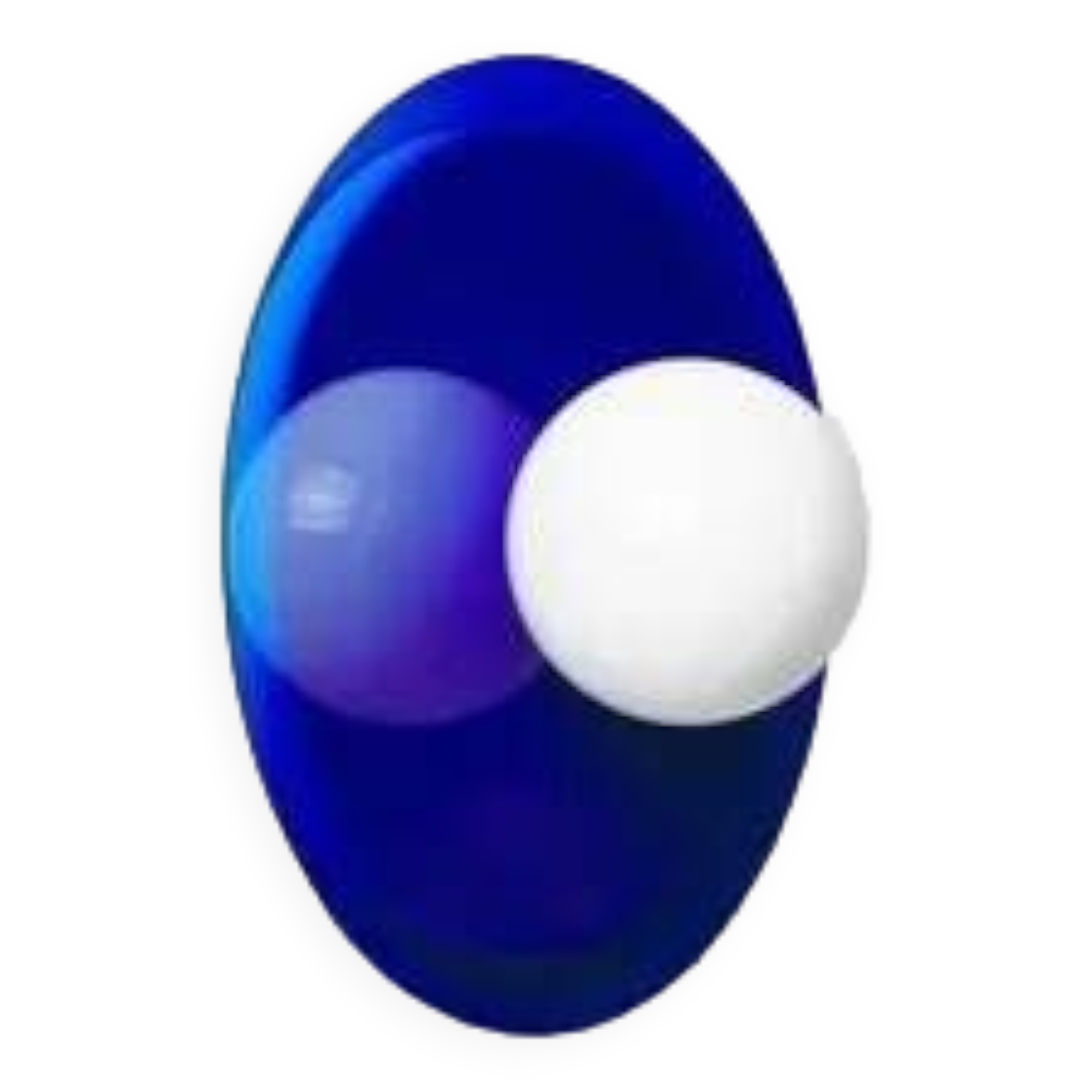 Blue ceiling/wall light
