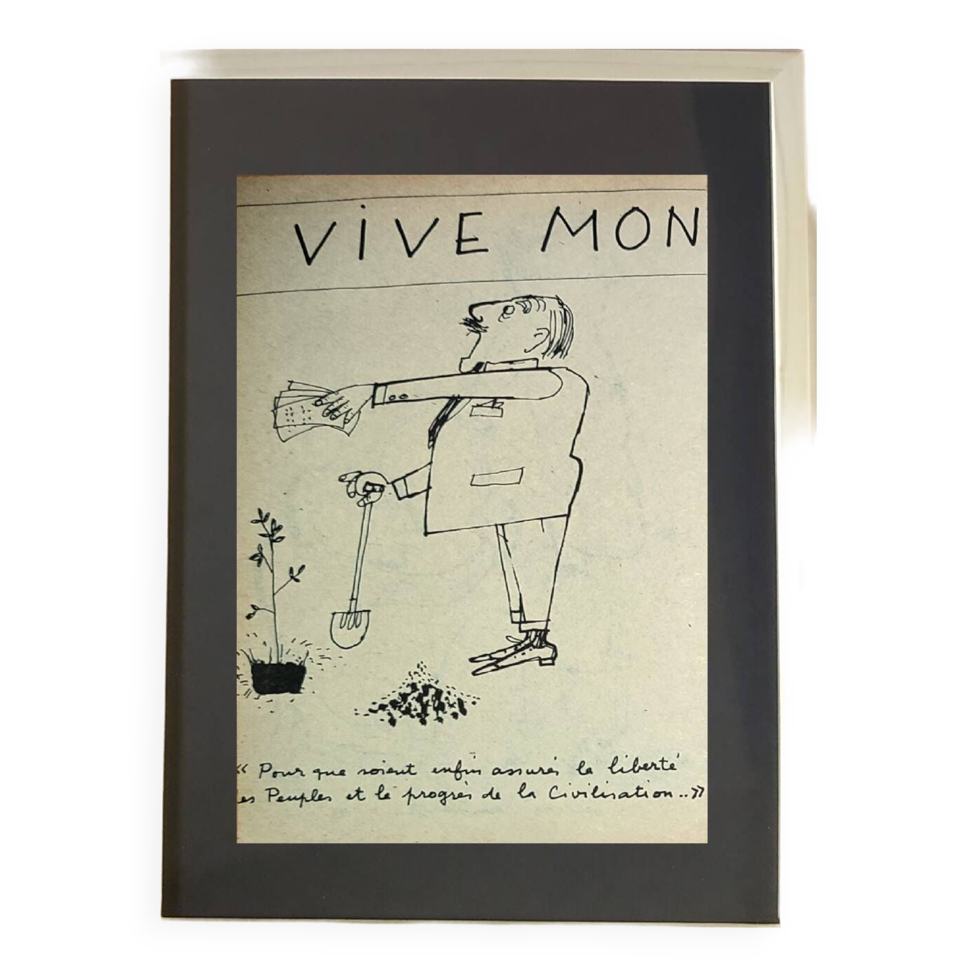 Daninos illustration from 1962 "France...The program"