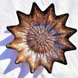 Empty glass pocket gold color