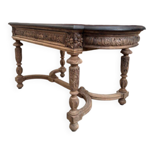 console en chêne 19ème