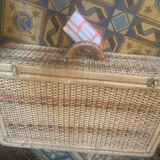 Rattan suitcase