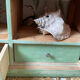 Vintage wall-mounted cabinet