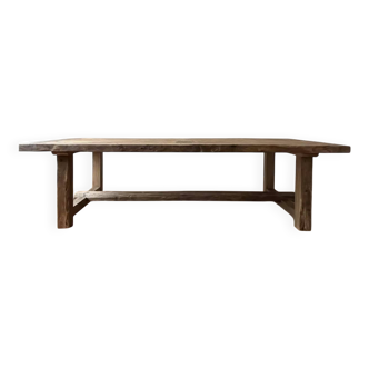 Table de Ferme Kingstone en Chêne Massif Ancien - 275 cm de long