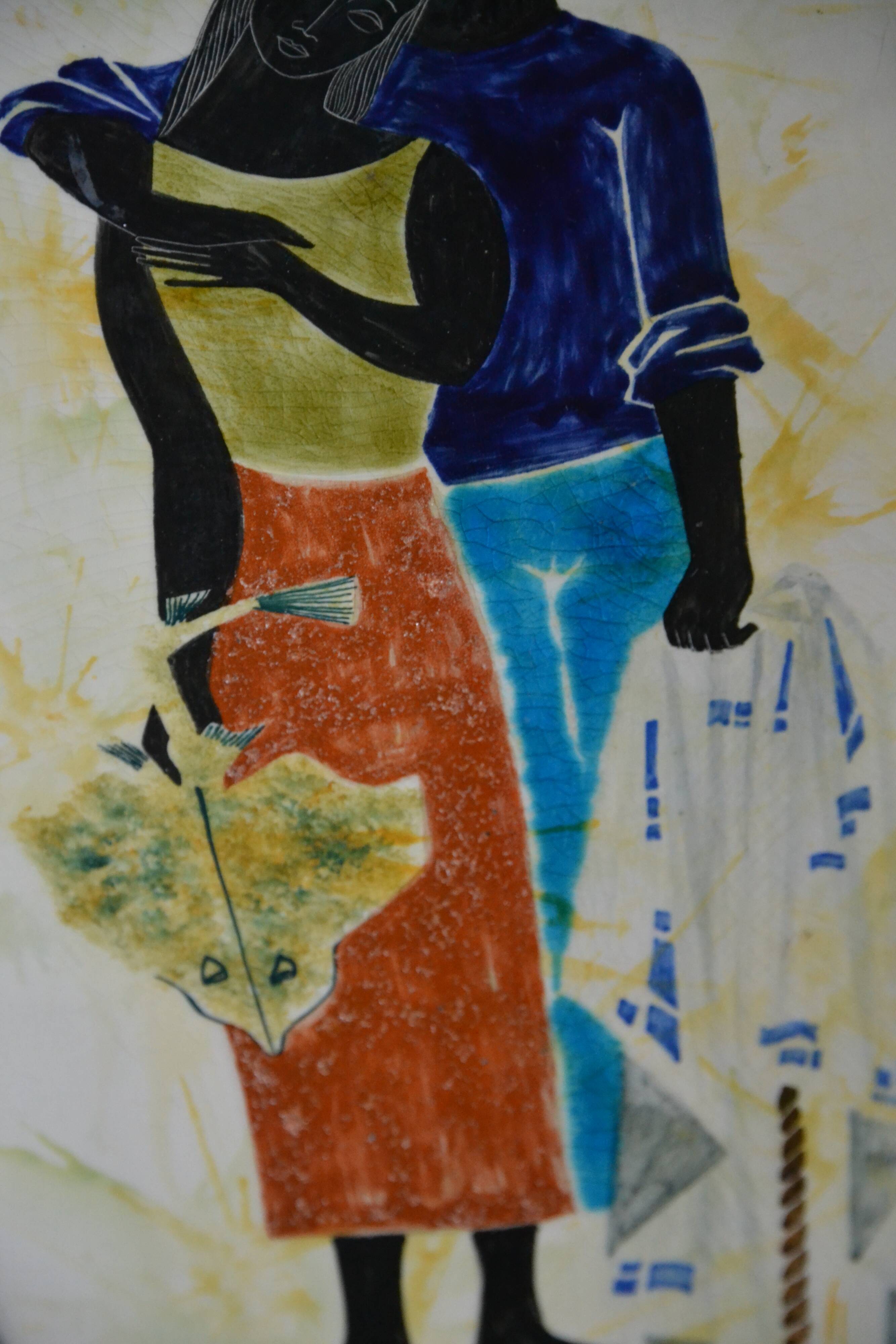 Large dish Edmund Ronaky California 1950s-60s