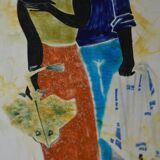 Large dish Edmund Ronaky California 1950s-60s