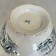 Antique ironware salad bowl, Marine model – Creil et M factory
