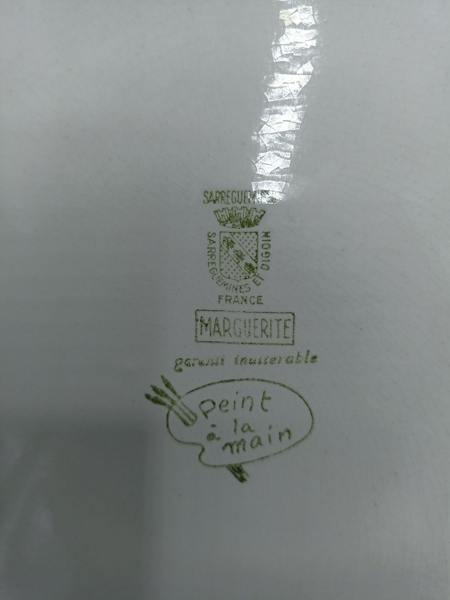 5 mismatched plates Digoin-Sarreguemines