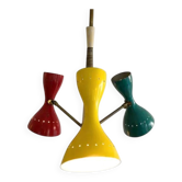 Suspension vintage diabolo, Stilnovo, Italie 1950