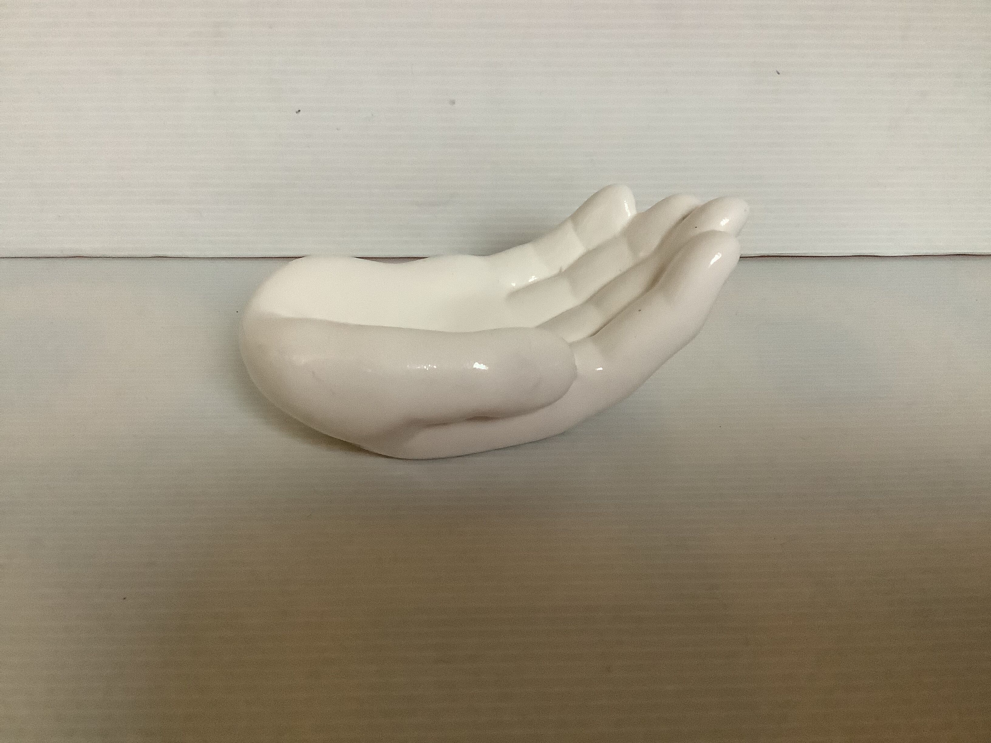 White hand trinket bowl