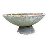 Ancienne jardinière, vasque sur pied en Fibrociment Willy Guillaume
