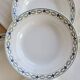 4 vintage deep plates, ironstone Saint Amand model 6000