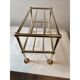 1900 shop shelf in bronze and brass