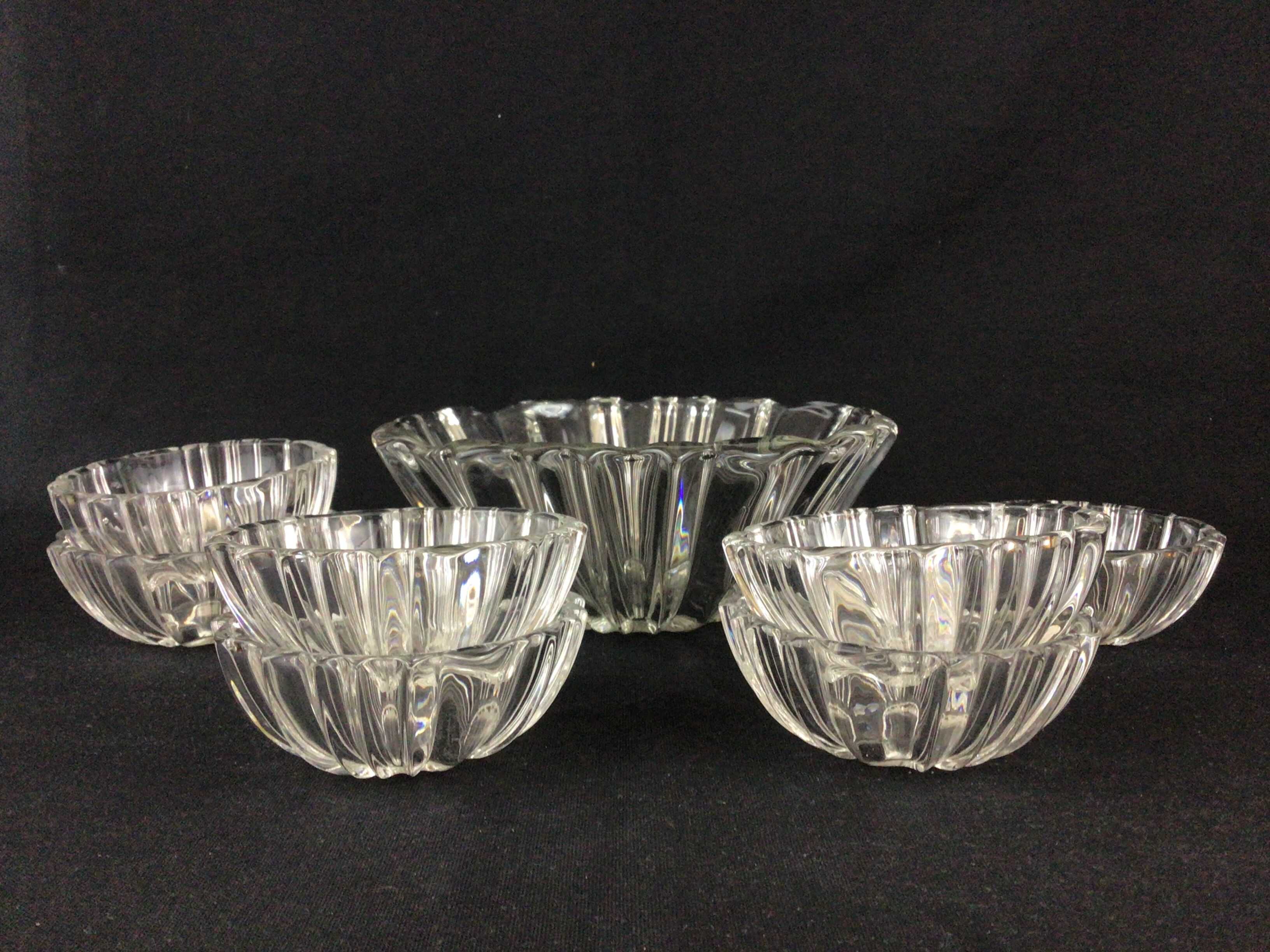 Crystal fruit salad set