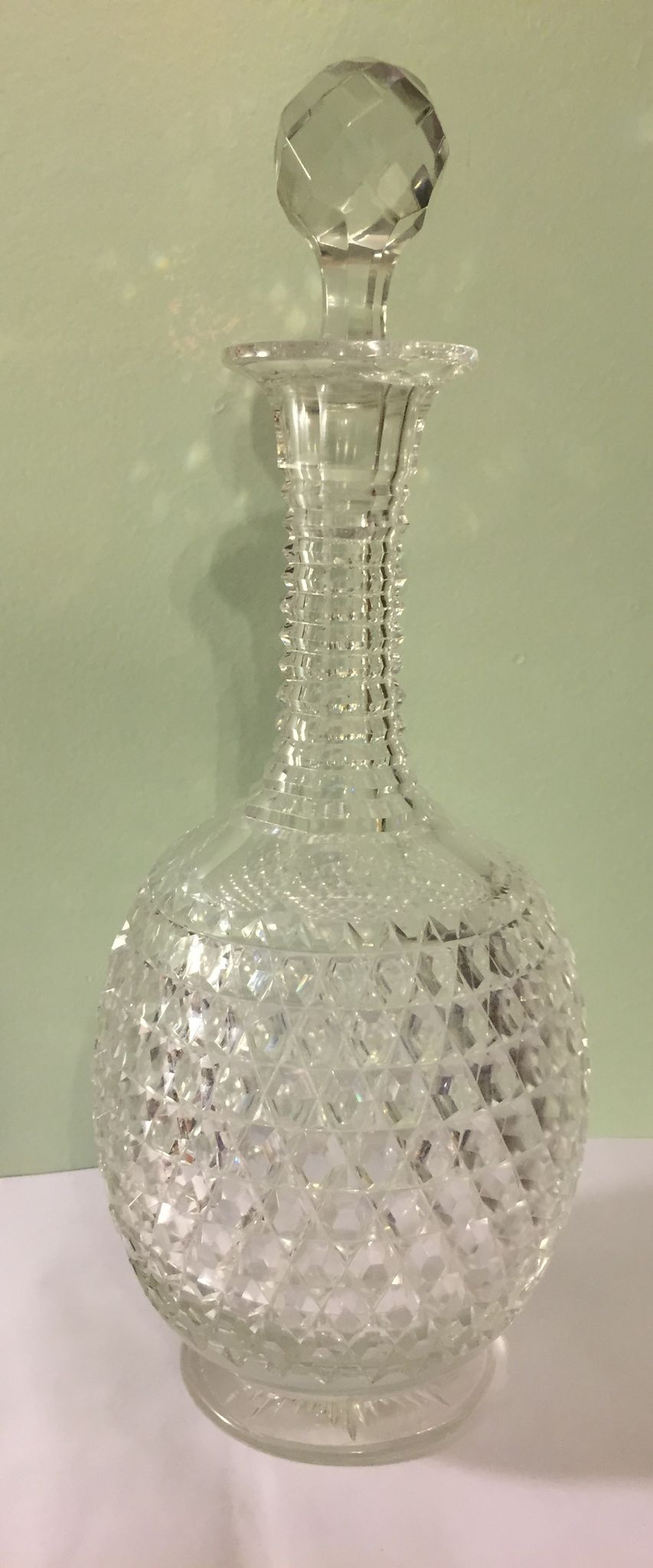 Carafe en cristal