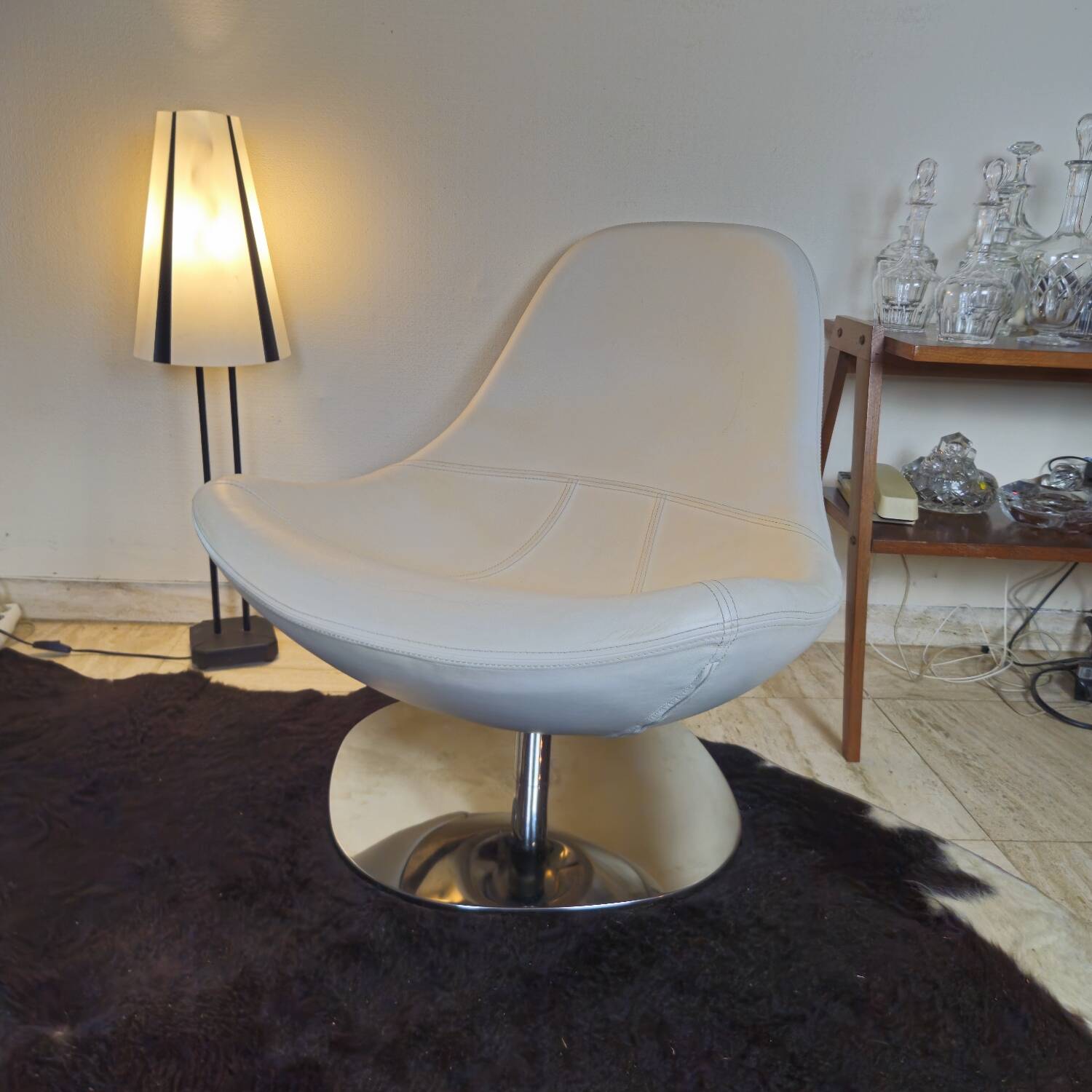 Ikea Tirup leather armchairs