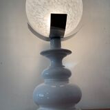 Vintage lamp globe vichy and ceramic 70s