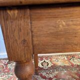 Louis Philippe style oak desk or table