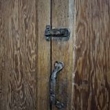 Antique baker's cabinet / fermentation cabinet on wheels