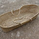 Vintage wicker couffin for doll