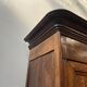 Napoleon III style wardrobe in solid walnut, 19th century