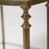 3 brass nesting tables