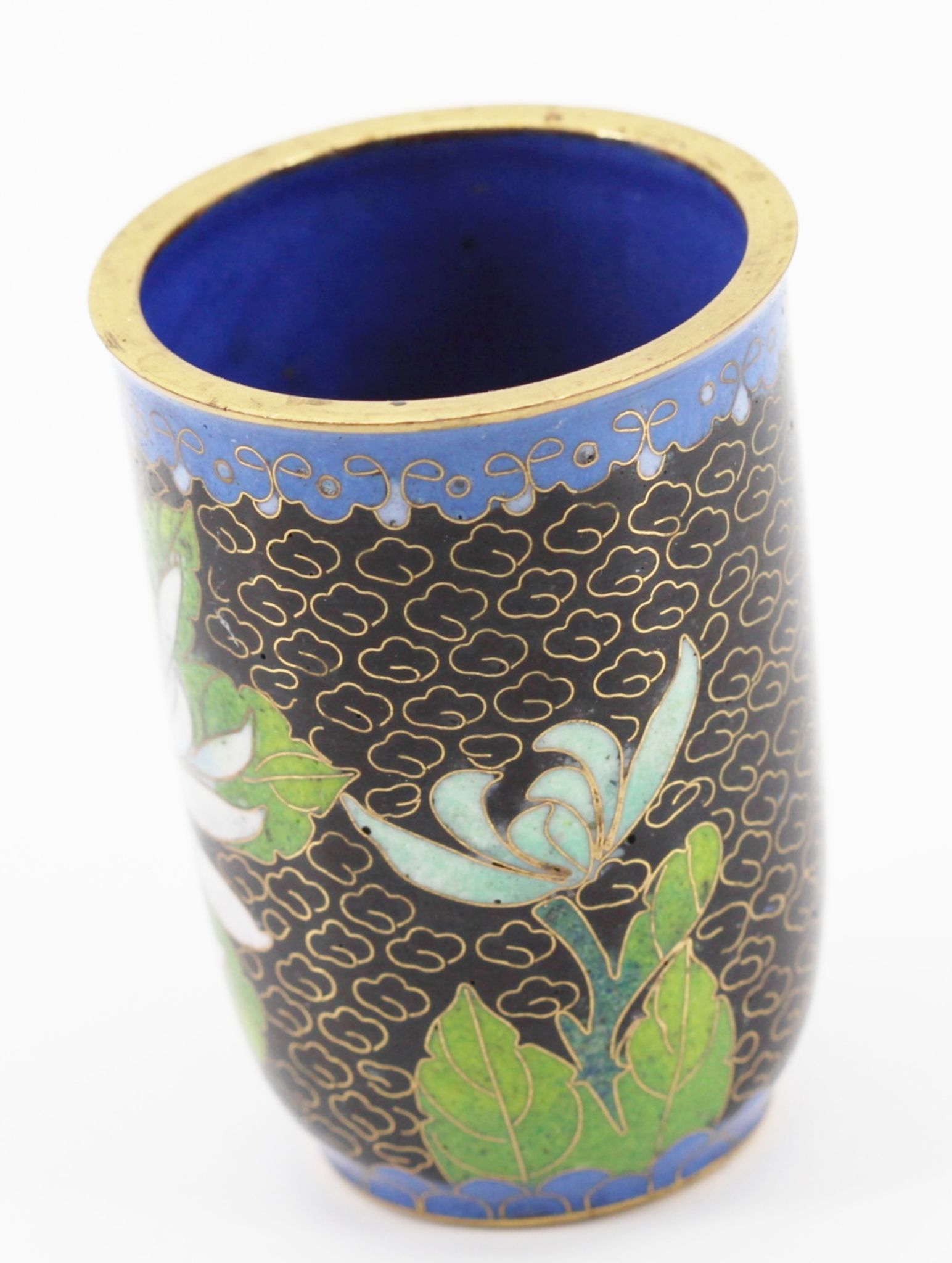 Vase chinois en email
