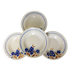 4 vintage Badonviller soup plates 211249