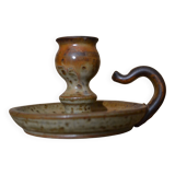 Stoneware candlestick