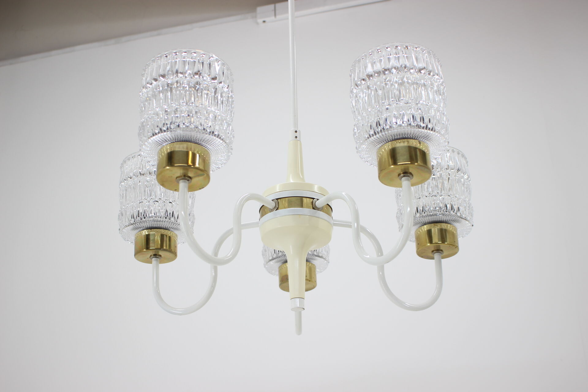 Mid-century chandelier by Kamenicky  Senov,1970‘s.
