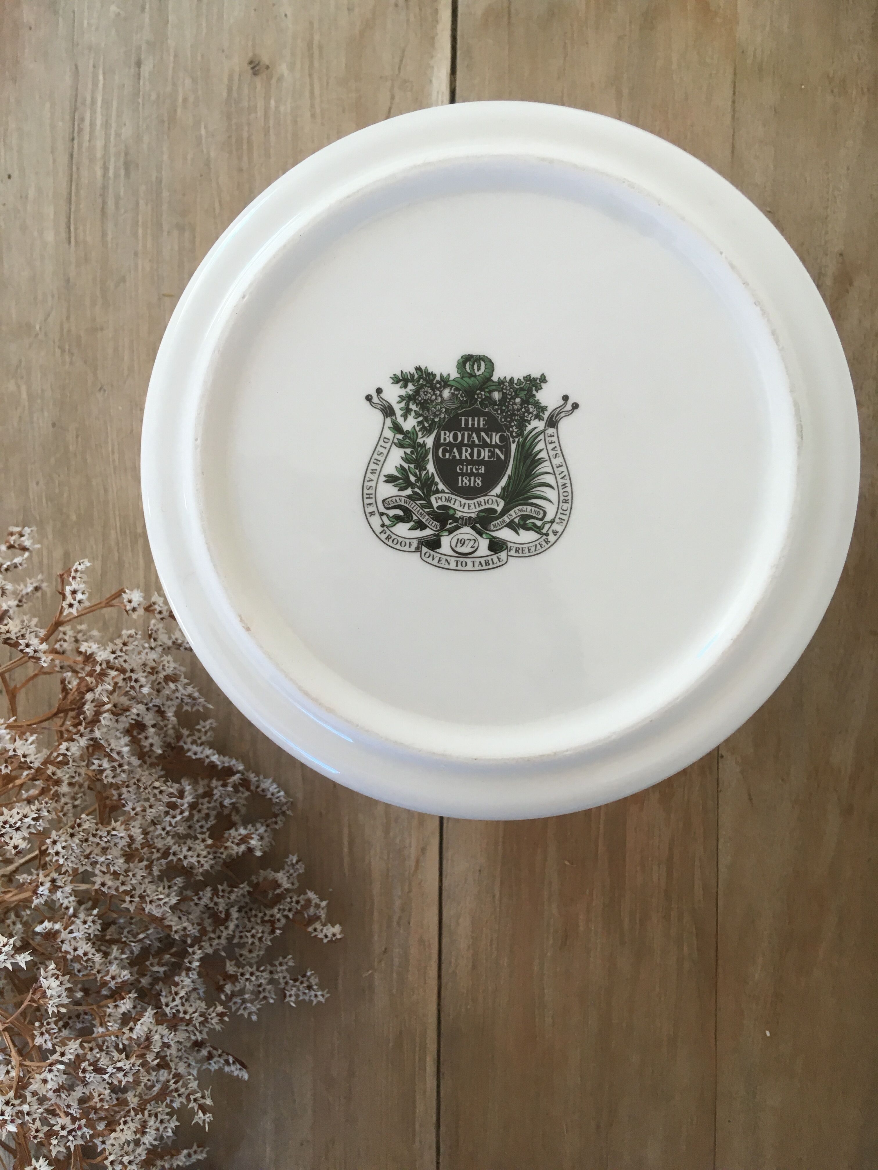 Vintage pot cover the botanic garden