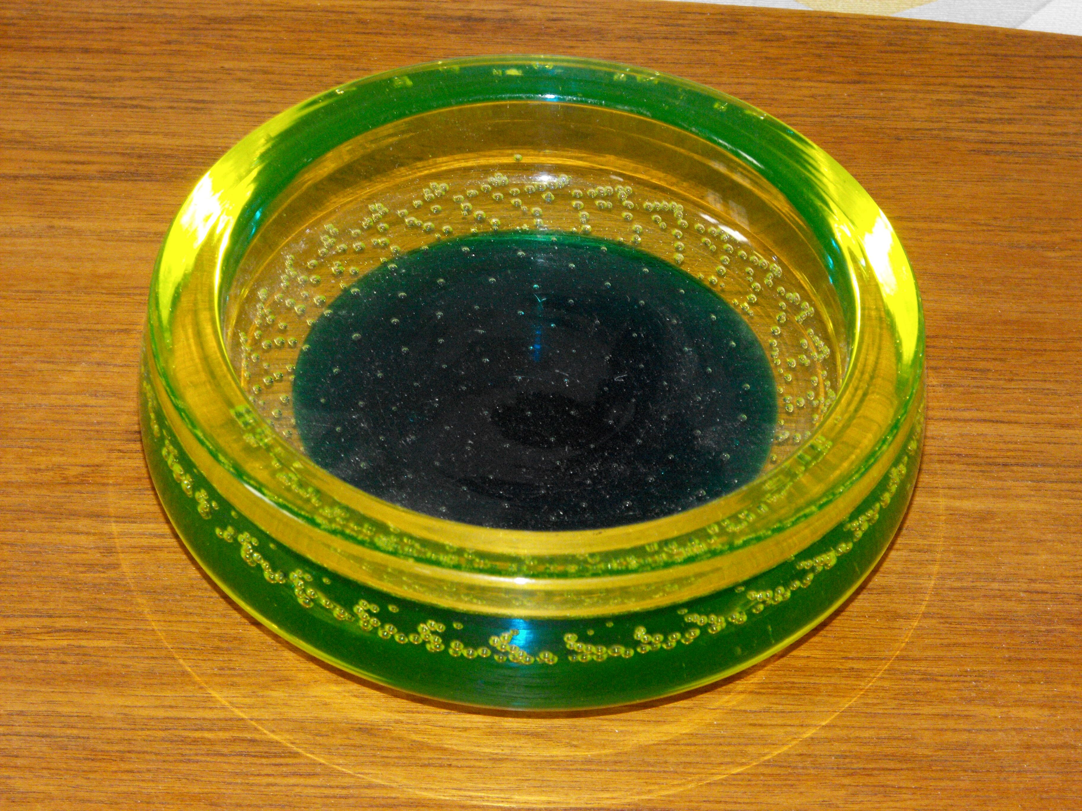 Trinket bowl Murano Flavio Poli Sommerso 70