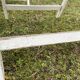 6 fauteuils de jardin bois vintage pliant