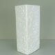 Vintage west german scheurich kosmos vase white glaze sputnik pattern model 263-31
