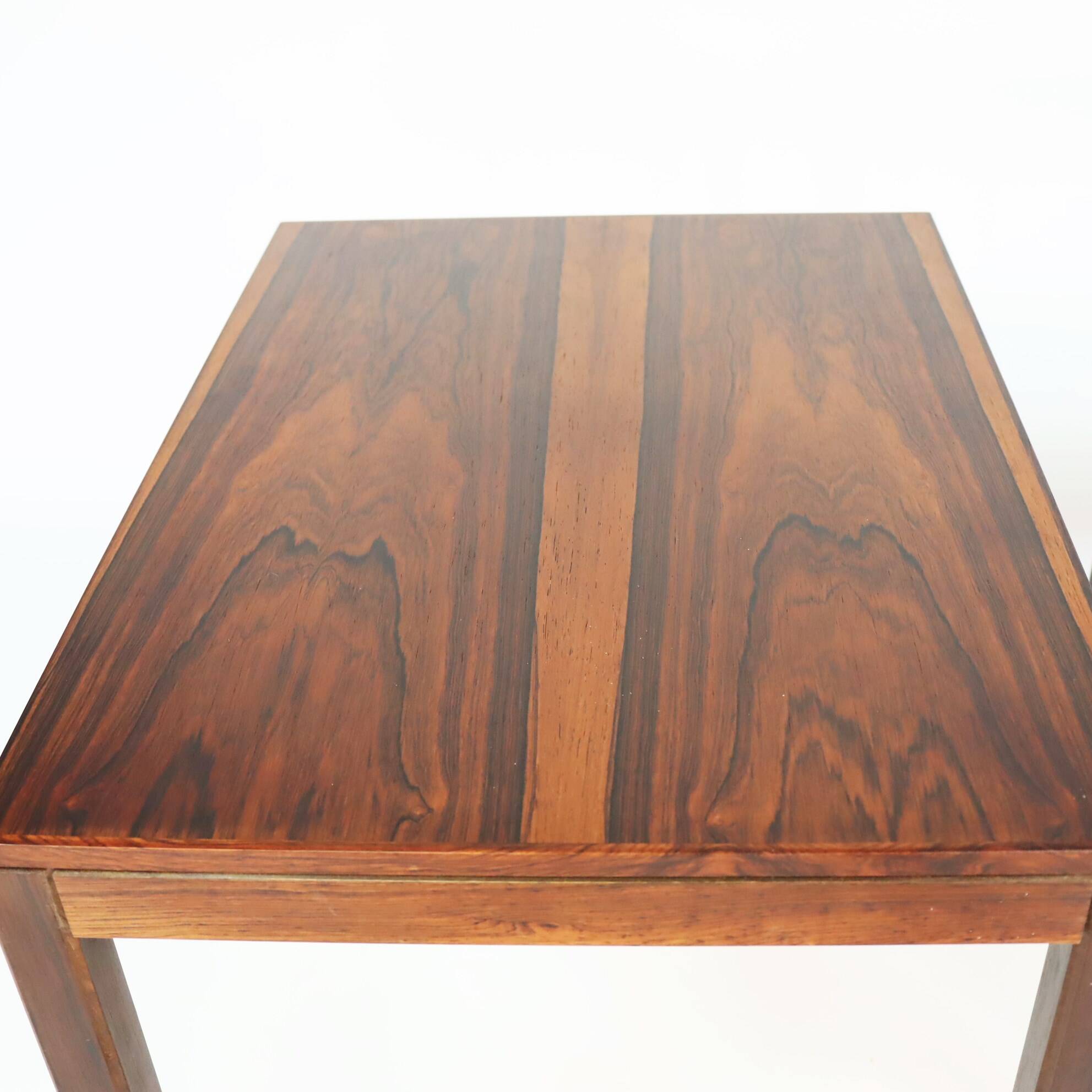 Rosewood bedside tables