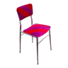 Red/purple patchwork chair