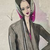 Fashion drawing G. Mazoyer