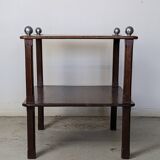 Art Deco oak side table - 1930s